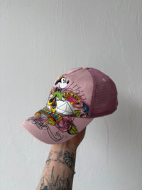 Y2k Minnie Mouse bling trucker cap