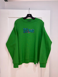 Pull New Dime Balloon vert ras du cou - taille S