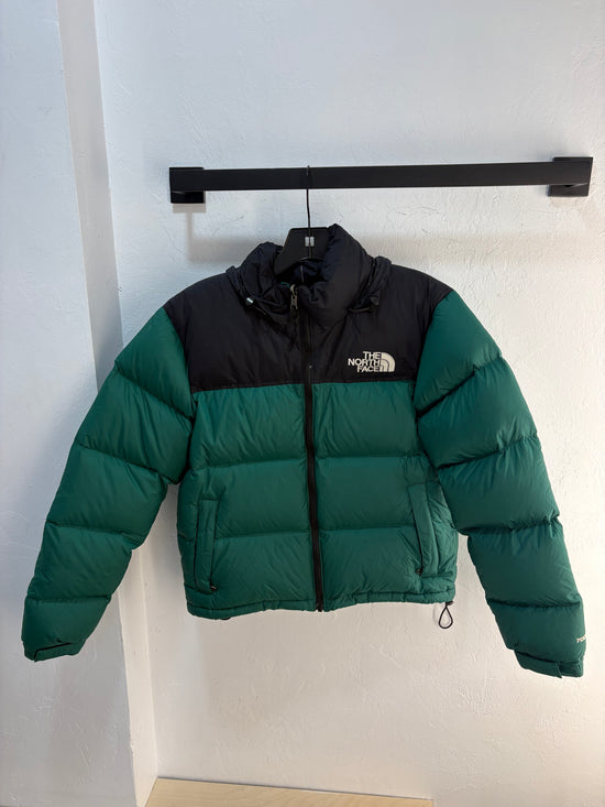 The North Face Nuptse 700 green puffer - size Sw