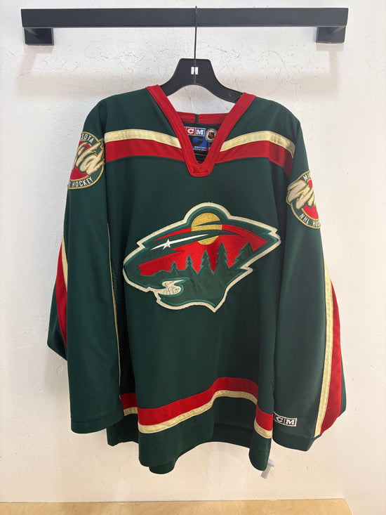 Maillot autographié CCM Wild Minnesota - taille XL