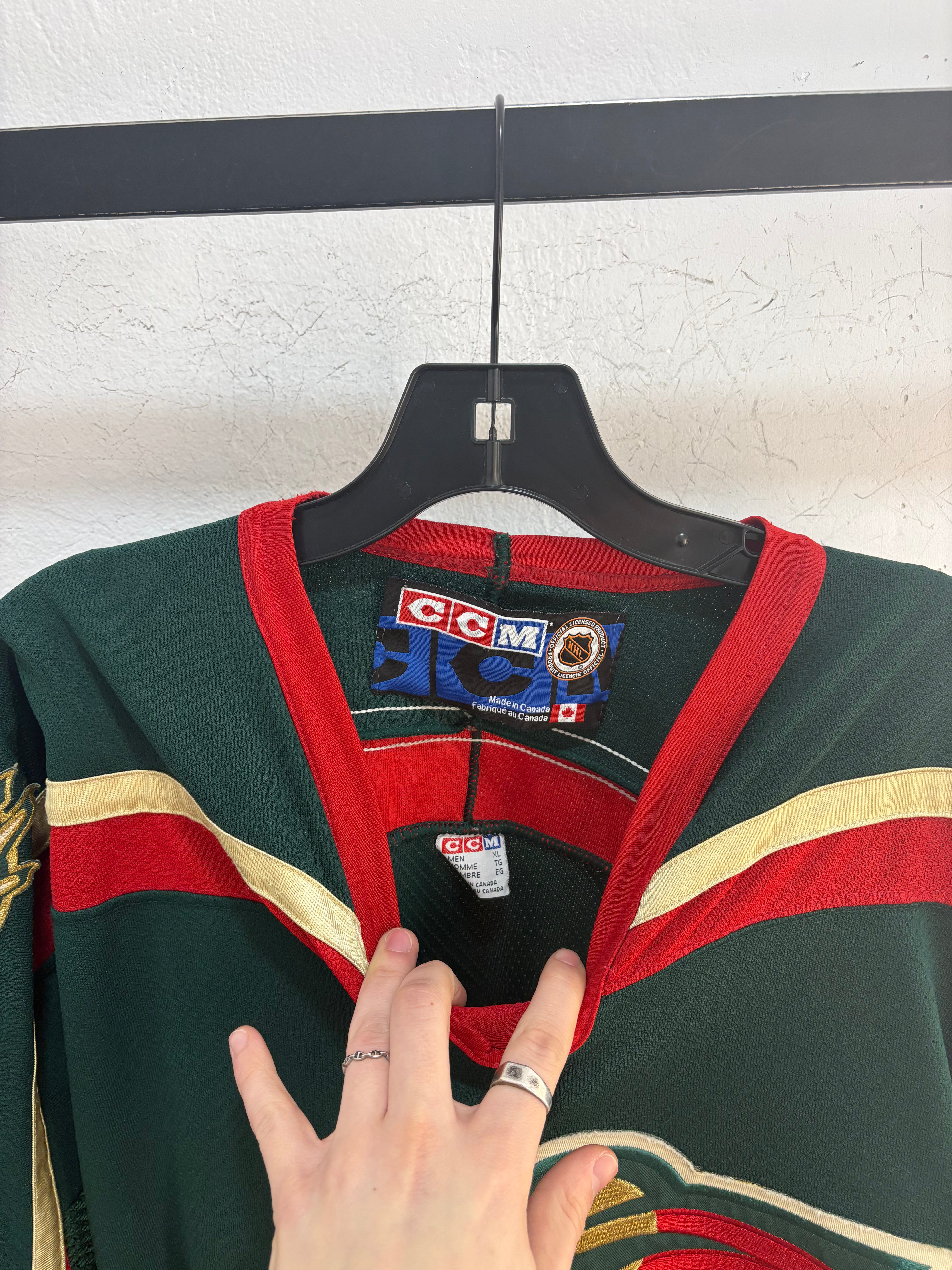 Maillot autographié CCM Wild Minnesota - taille XL