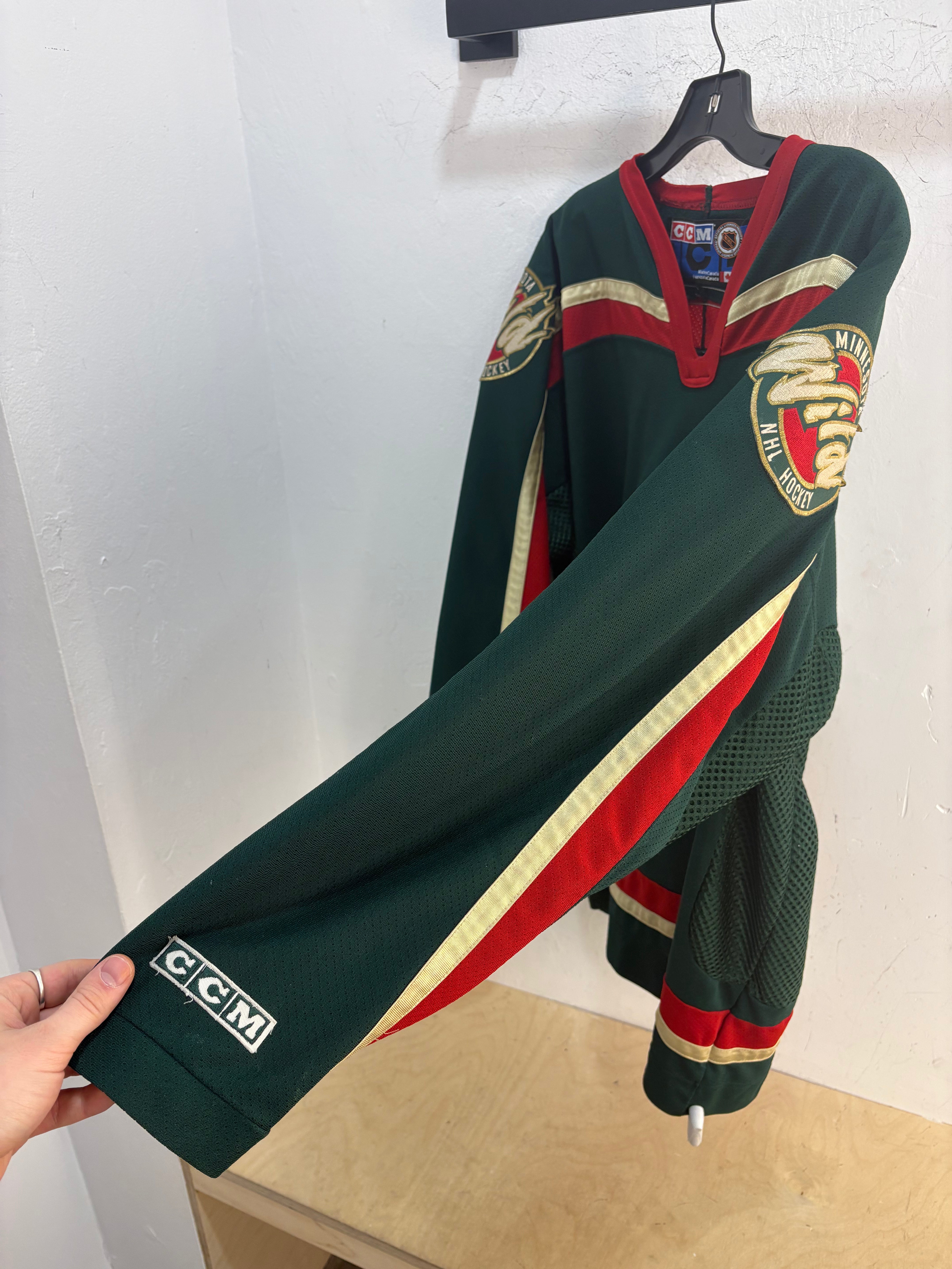 Maillot autographié CCM Wild Minnesota - taille XL