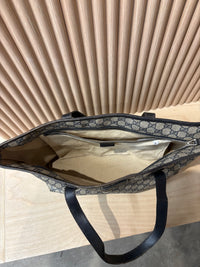 Gucci Monogram leather tote bag