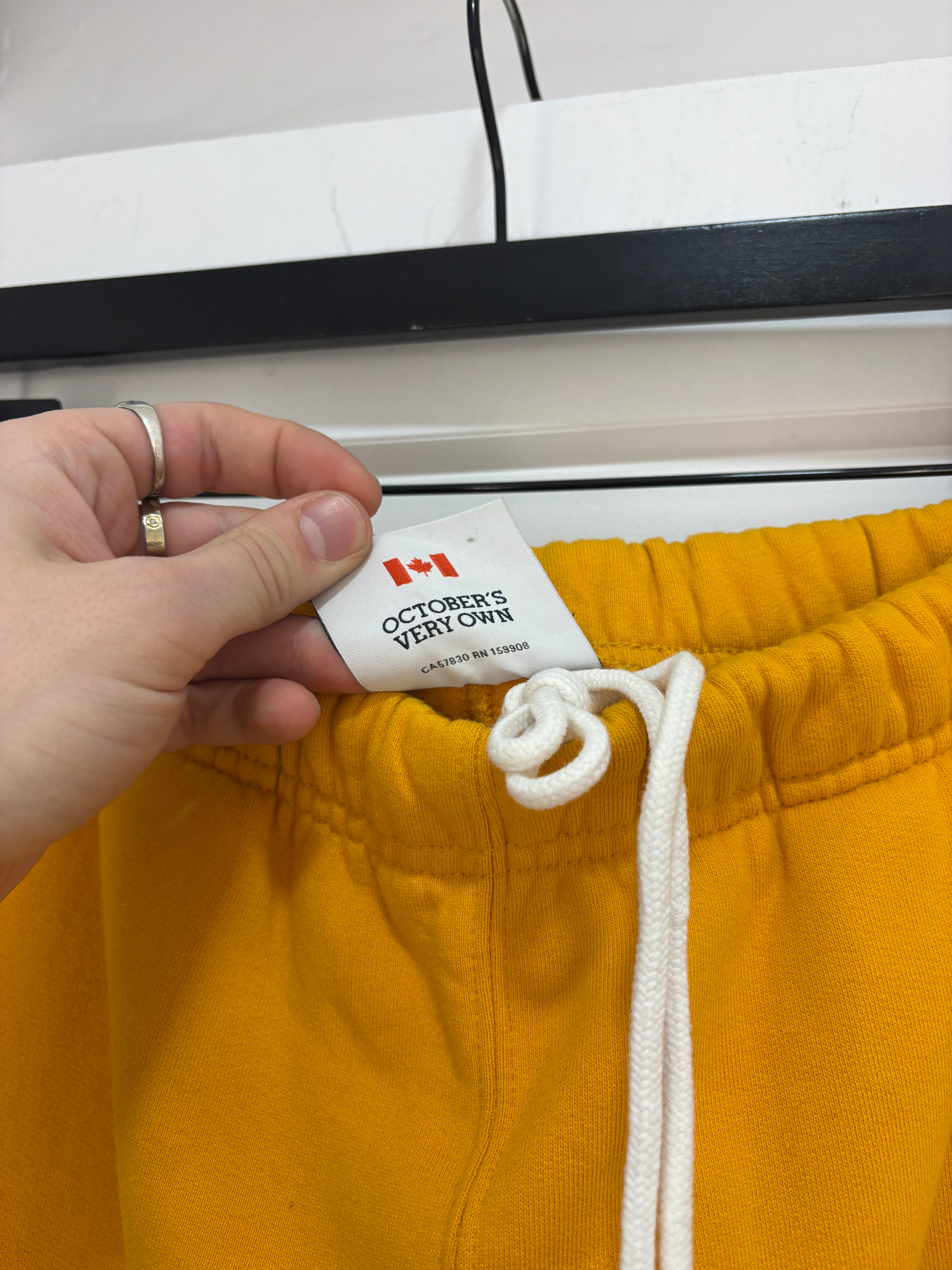 New OVO x Roots yellow sweatpants - size XL