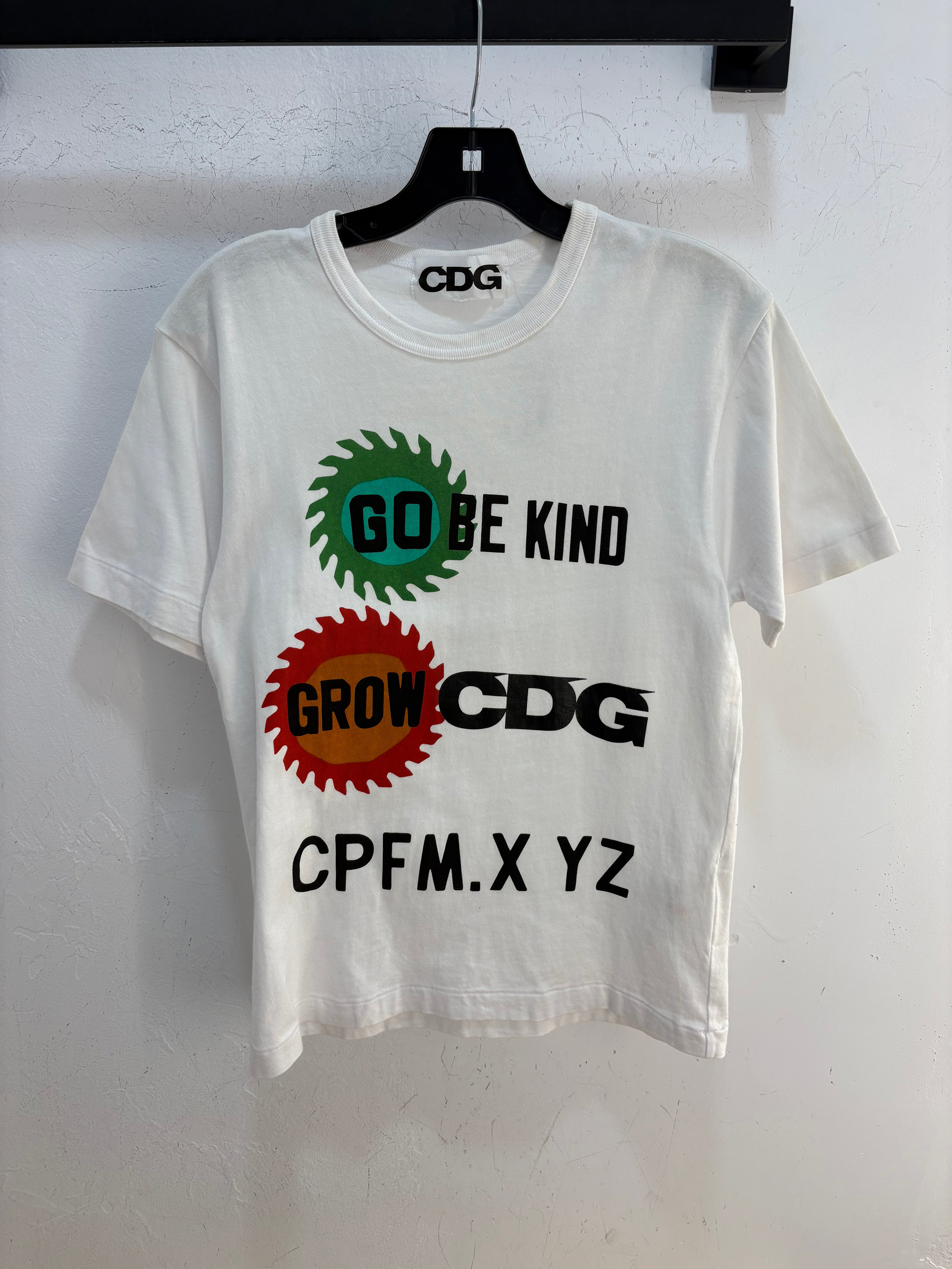 CDG x CPFM be kind tee - size S