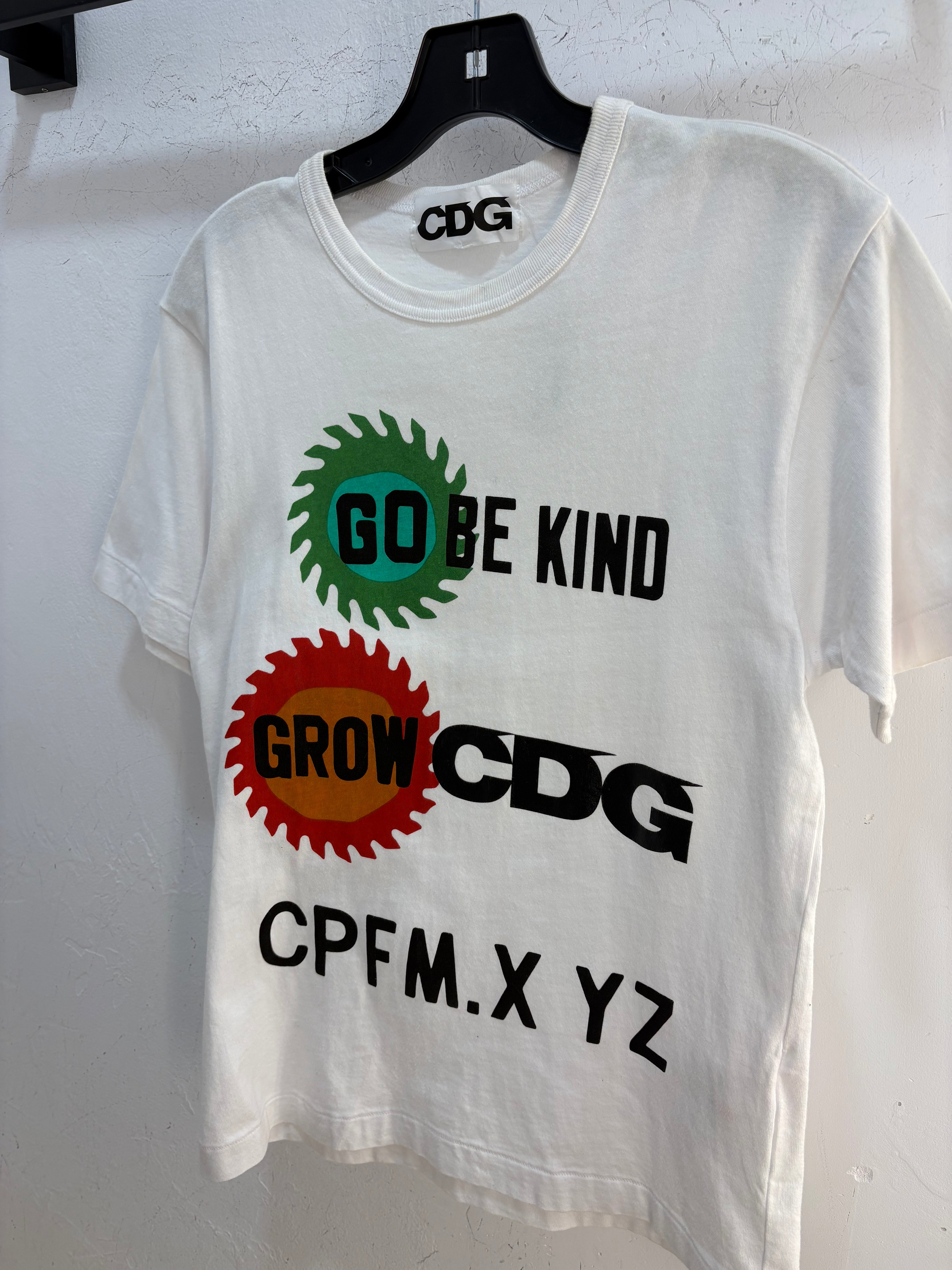 CDG x CPFM be kind tee - size S
