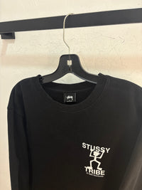 Stussy Tribe Black crewneck - size L
