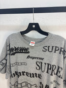 Supreme AOP Spellout logo tee - size XL