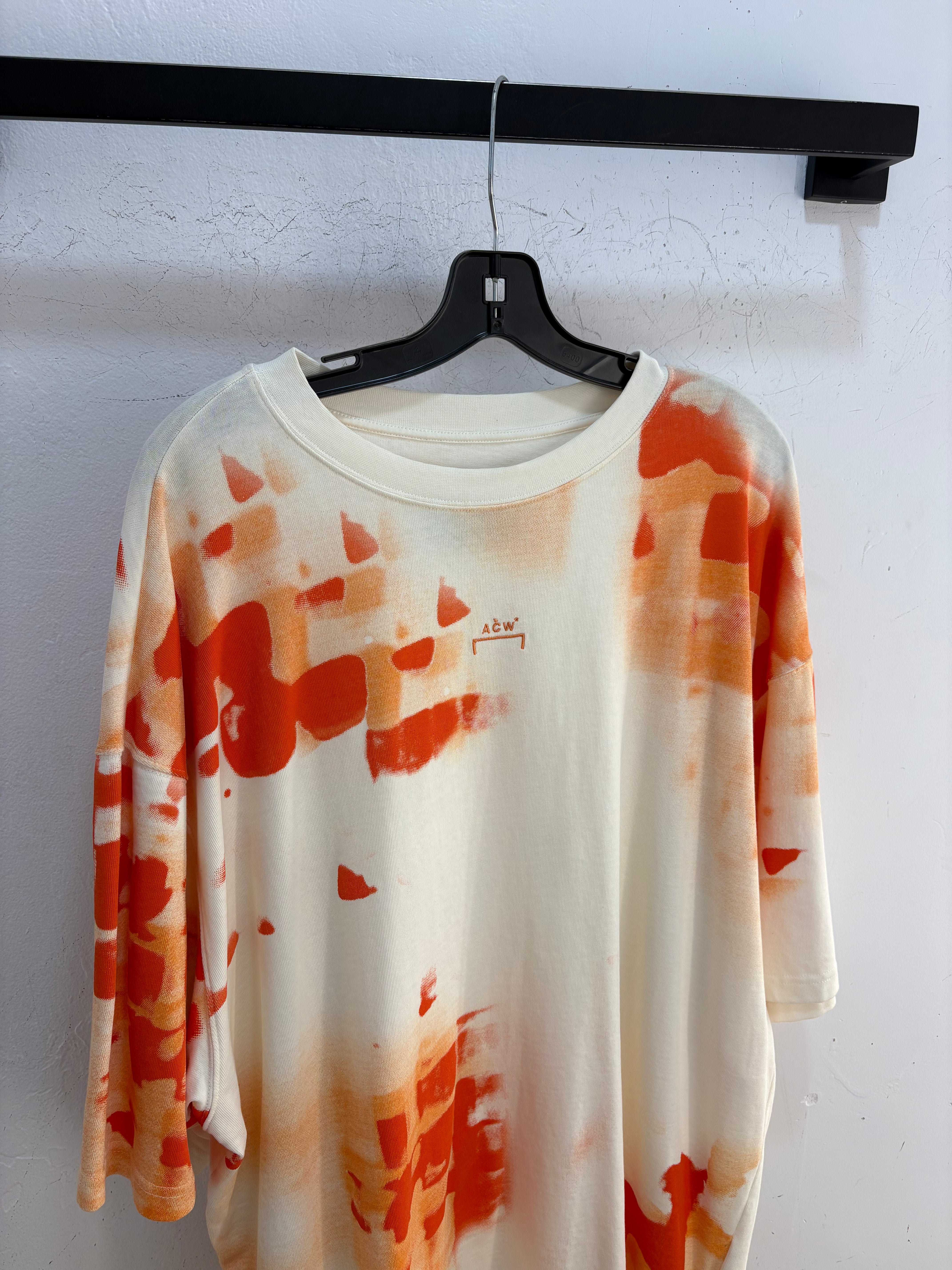 A-Cold-Wall orange brush tee - size L