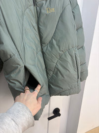 Dime x Kanuk Sage logo puffer jacket - size L