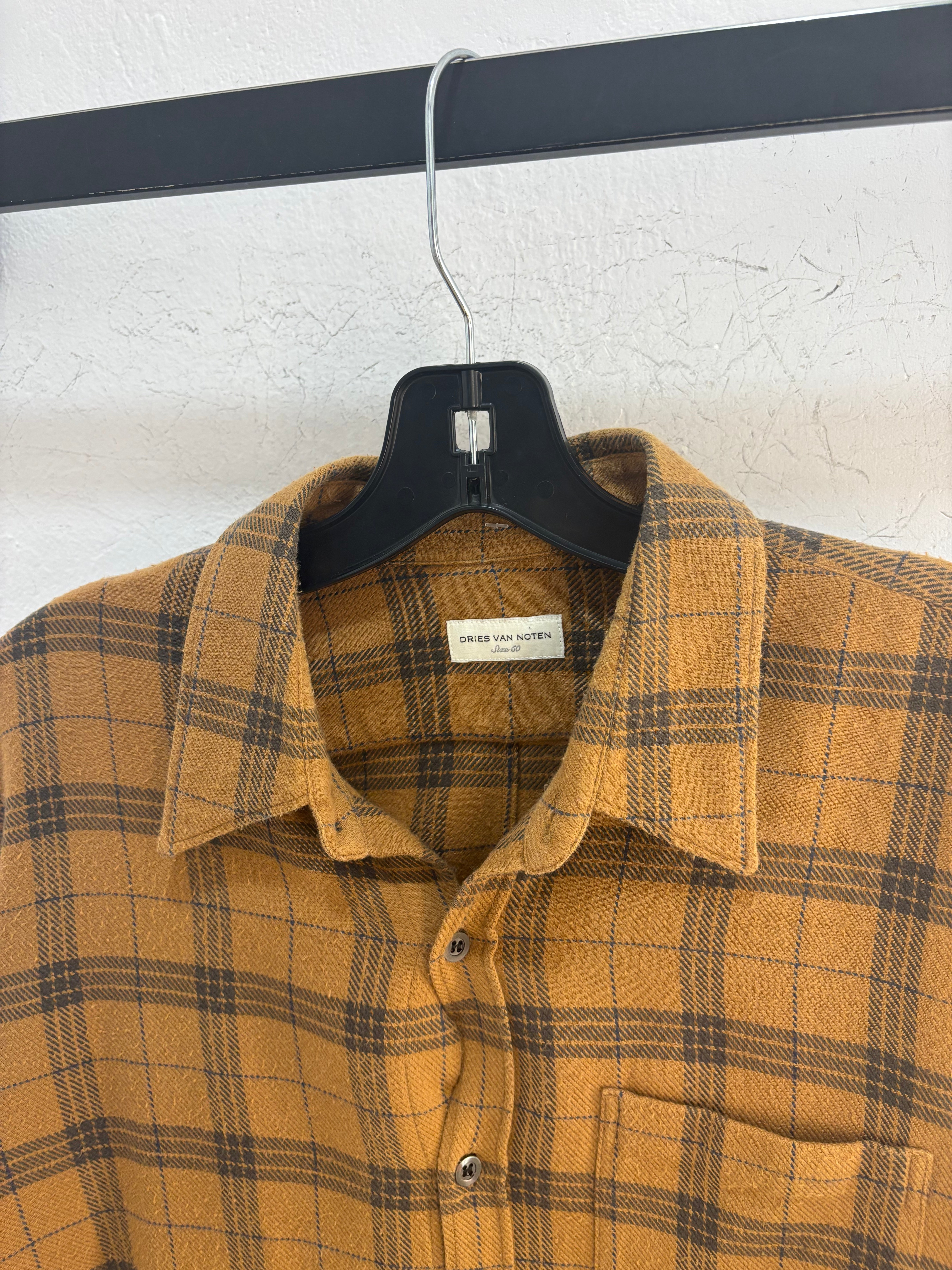 Dries Van Noten Plaid button up - size L