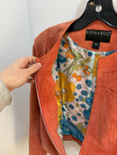 Veste en daim rose Bernardo - taille L femme