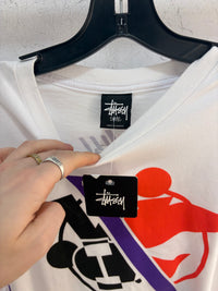 Nouveau t-shirt Stussy manches longues skate/surfman - taille S