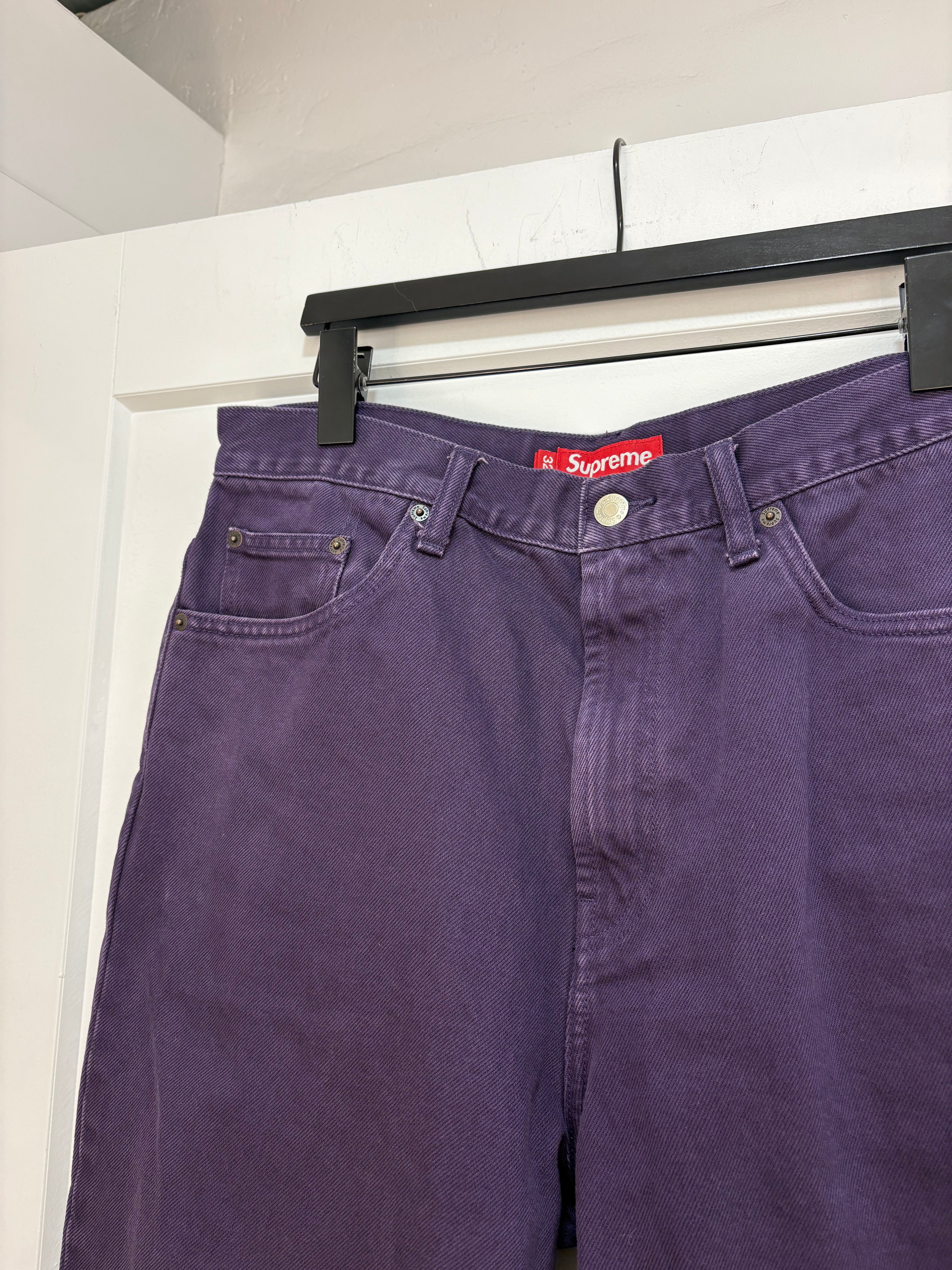 Supreme Nyc purple denim - size 32