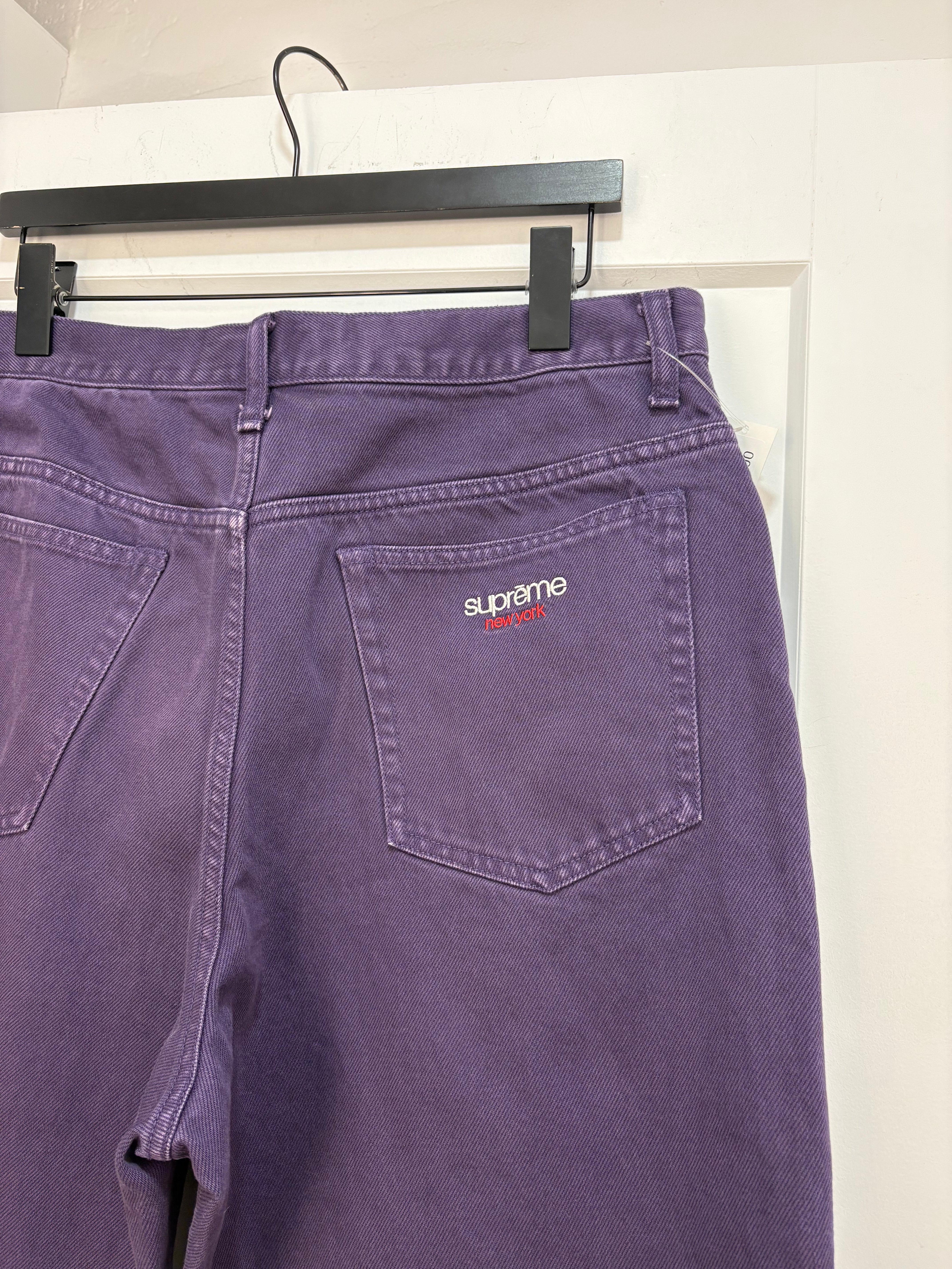 Supreme Nyc purple denim - size 32