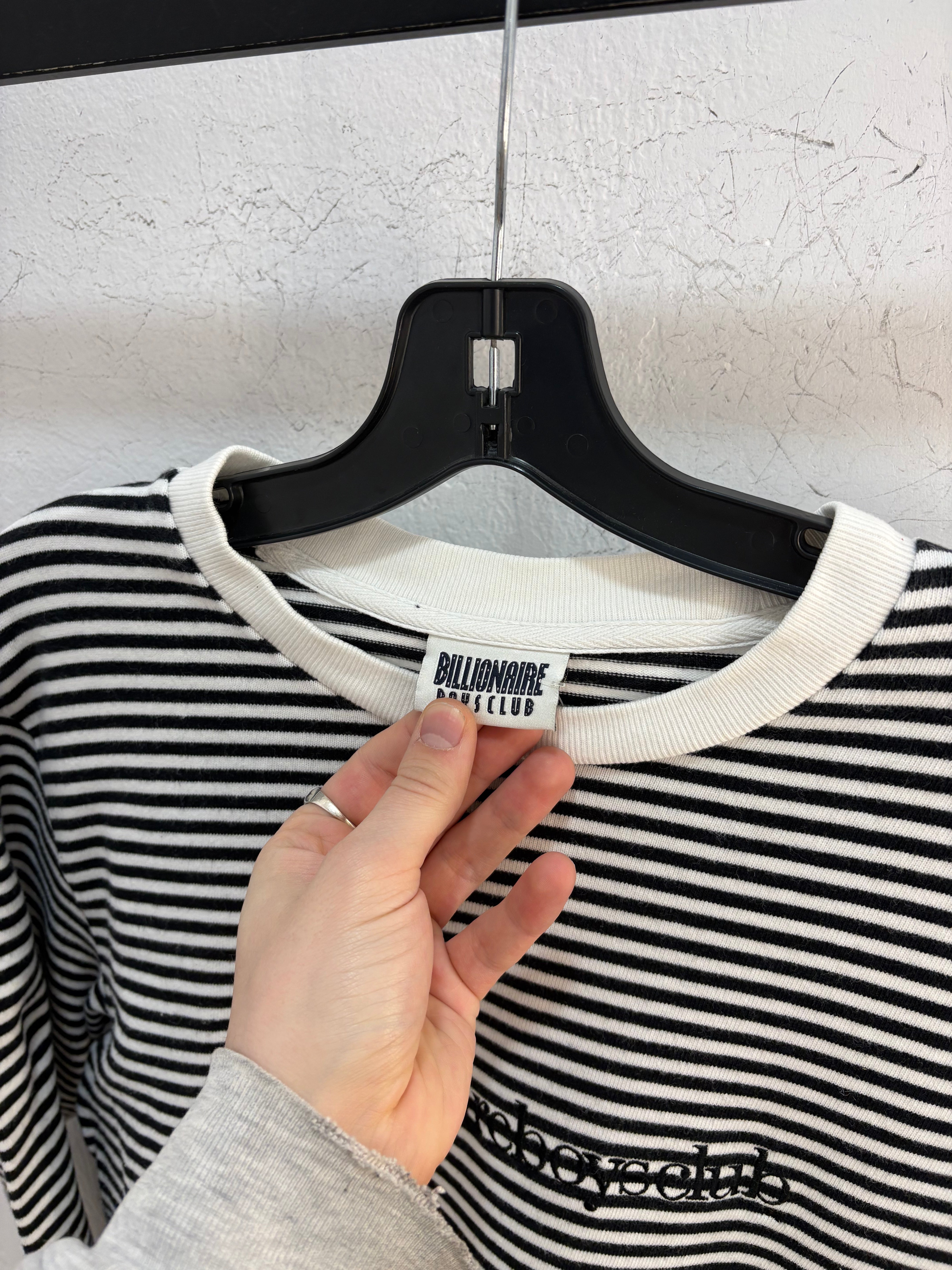 Billionaire Boys Club striped L/S - size M
