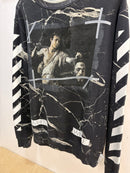 Off white Caravaggio marble crewneck - size L
