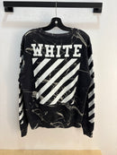 Off white Caravaggio marble crewneck - size L