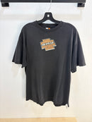 Y2k spy logo faded tee - size XL