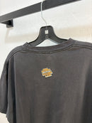 Y2k spy logo faded tee - size XL