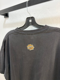 Y2k spy logo faded tee - size XL