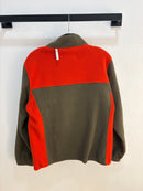 Stussy brown/orange fleece - size M