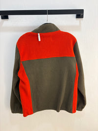 Stussy brown/orange fleece - size M