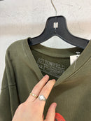 Astroworld teddy bear green faded crewneck - size XL