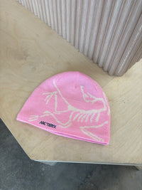 New Arcteryx pink beanie