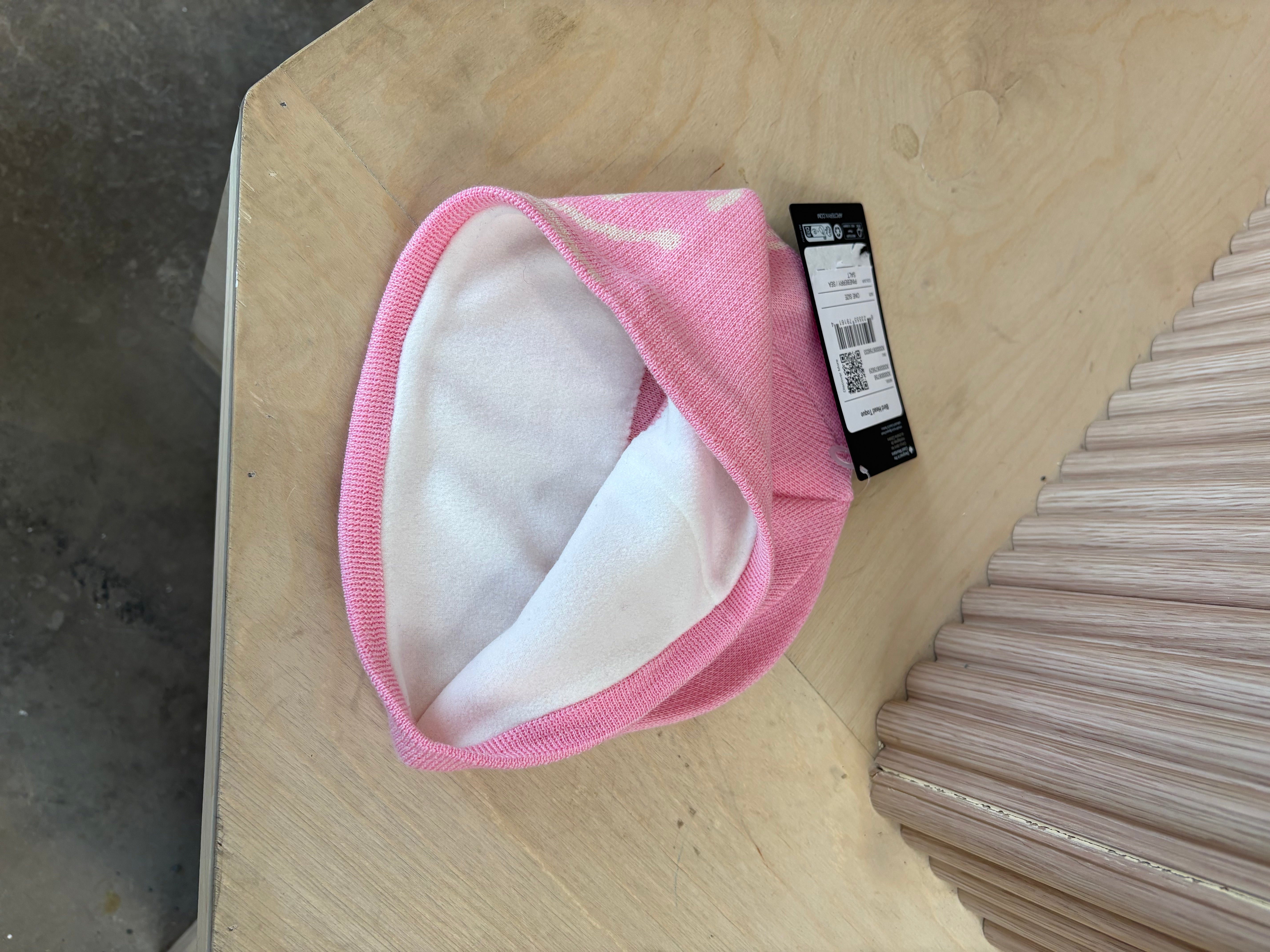 New Arcteryx pink beanie