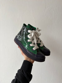Jw Anderson green converse - size 8.5 womens