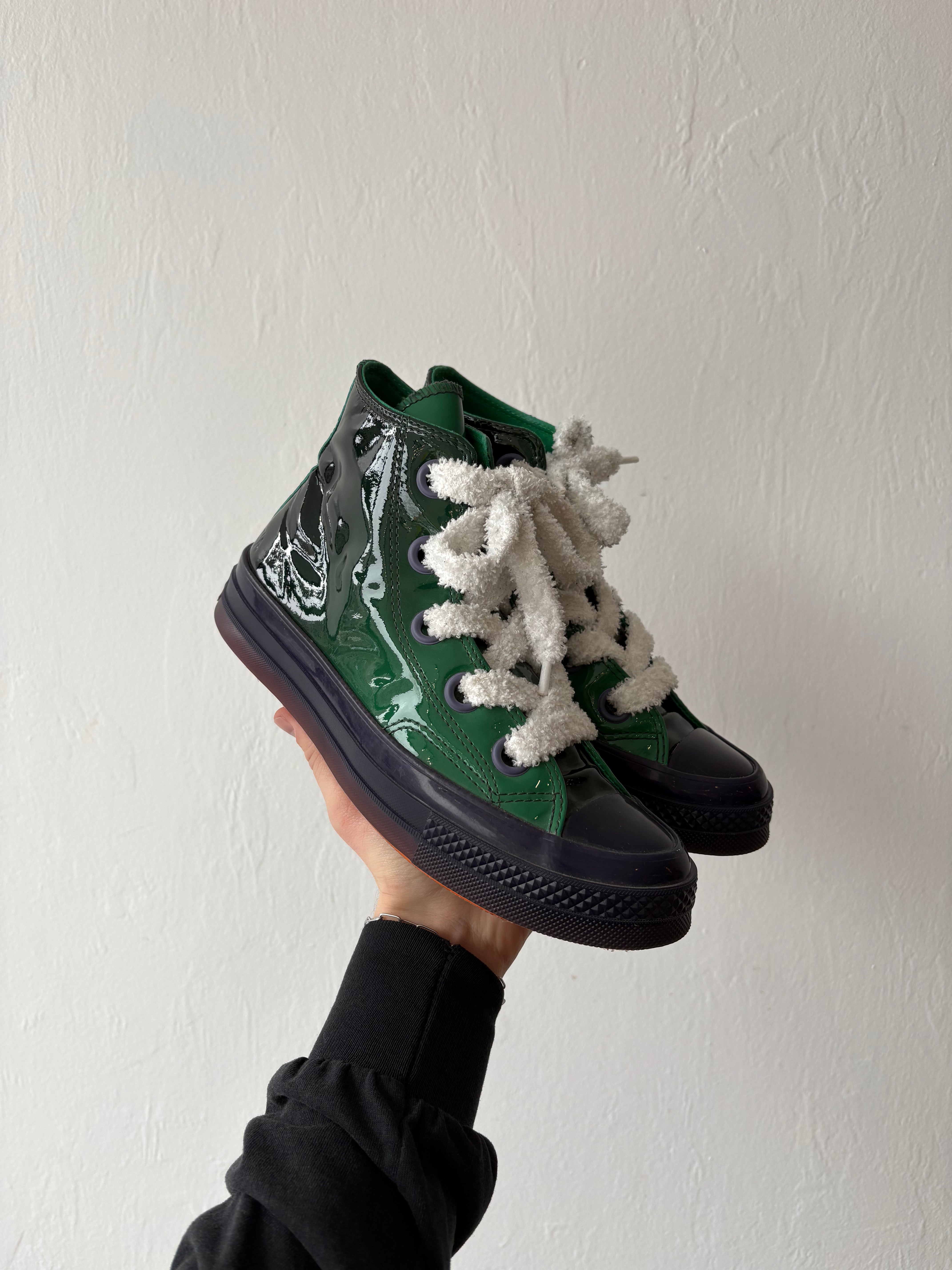 Jw Anderson green converse - size 8.5 womens