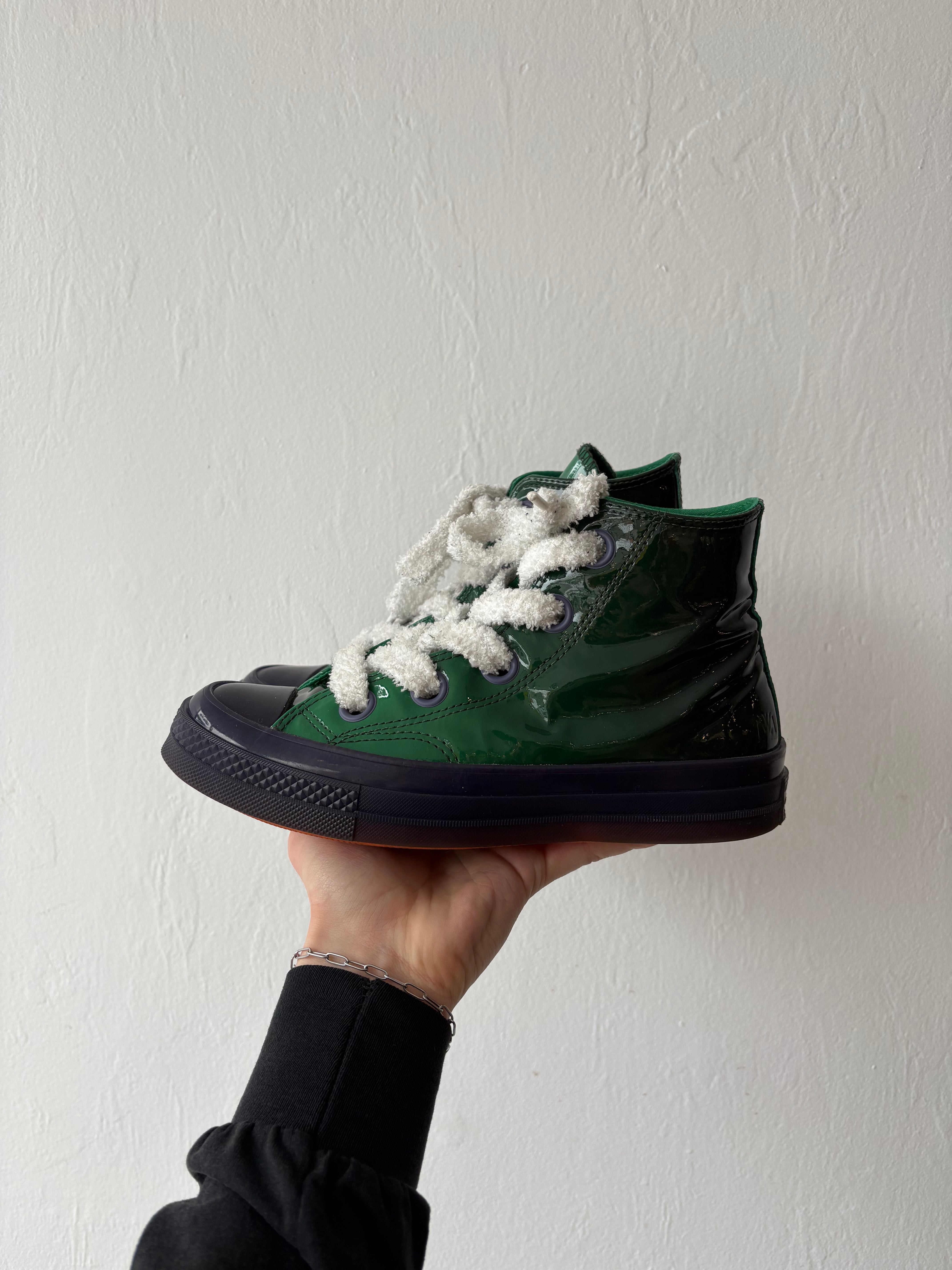 Jw Anderson green converse - size 8.5 womens