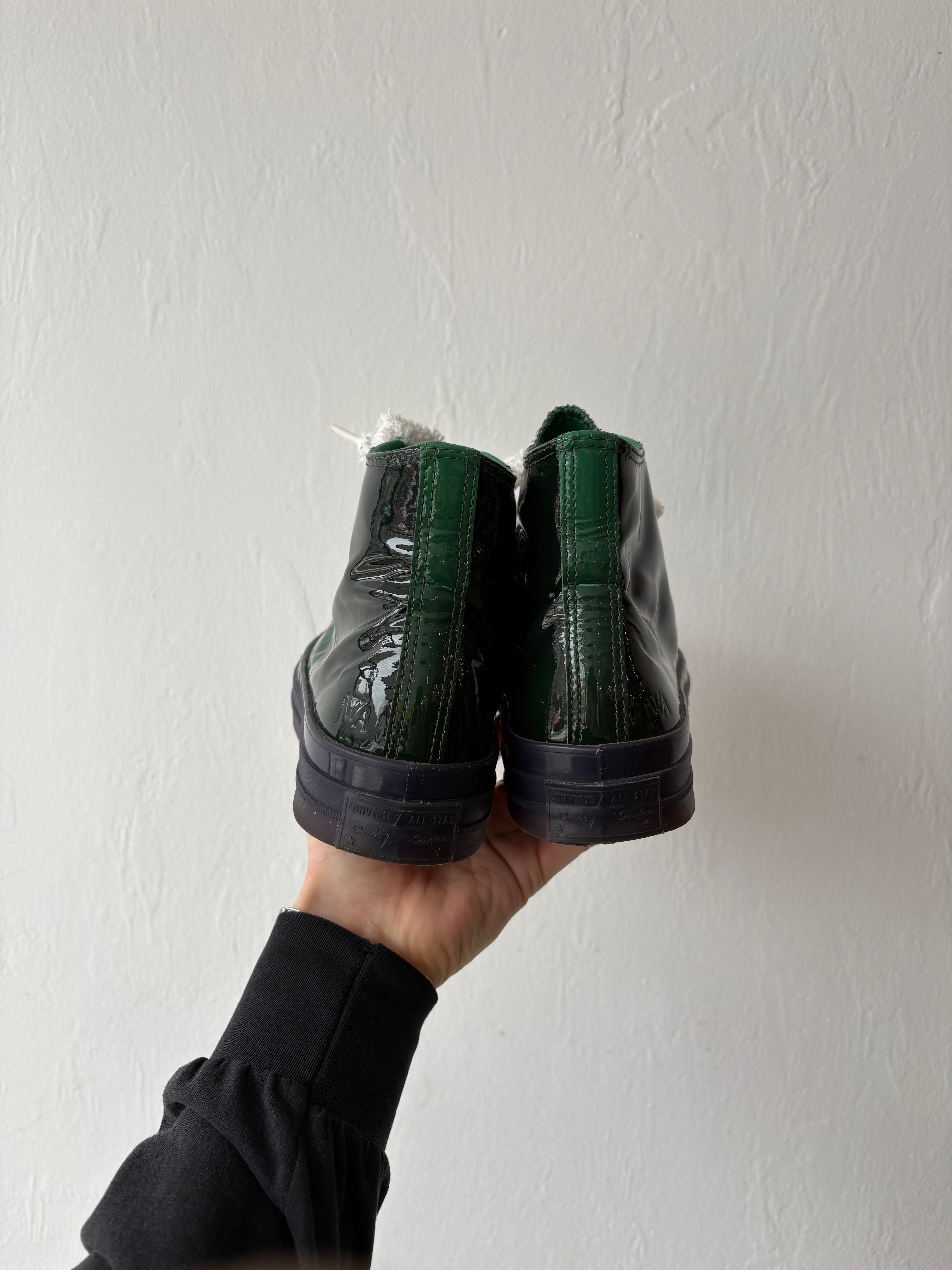 Jw Anderson green converse - size 8.5 womens