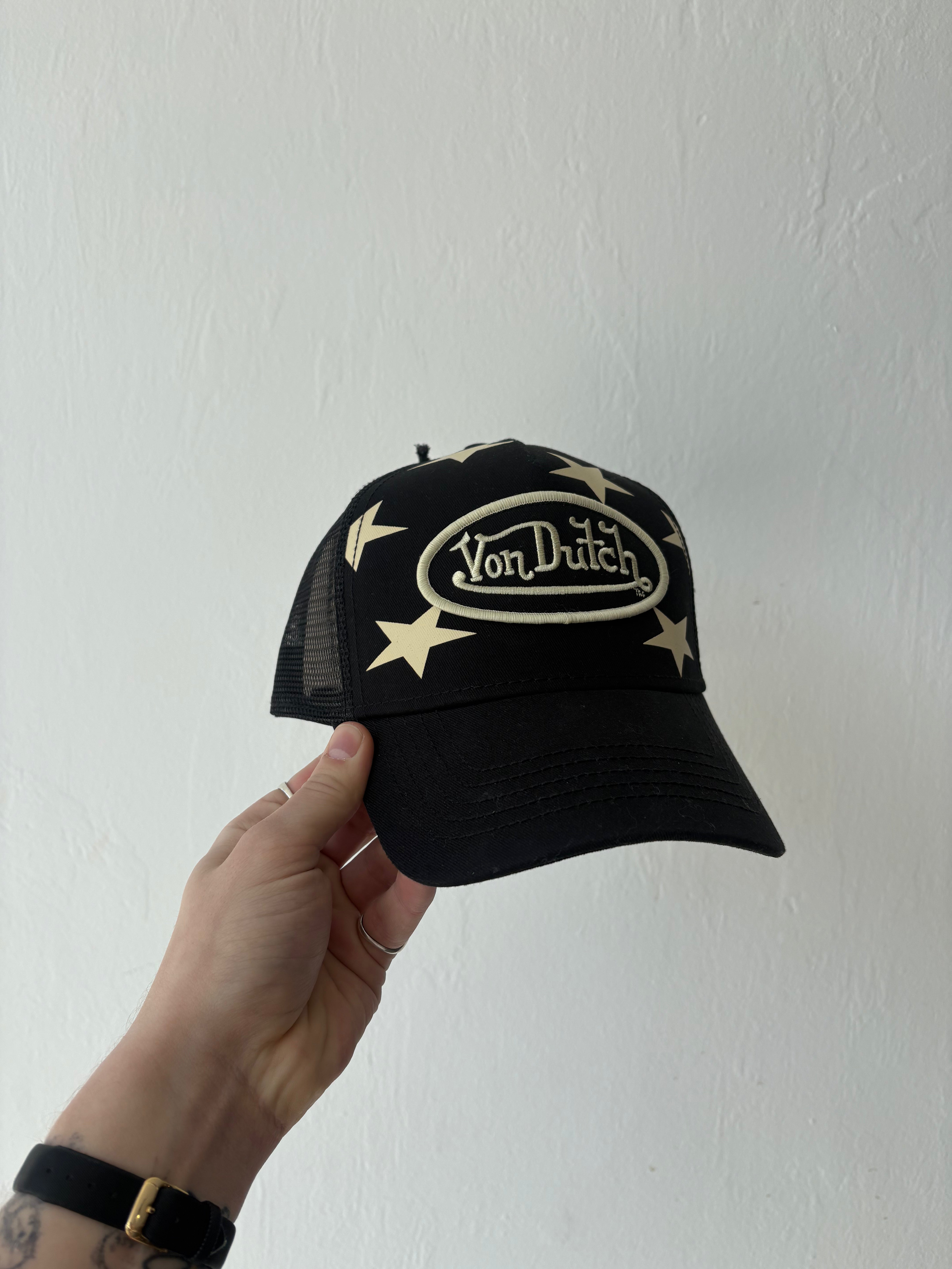 New Von Dutch stars trucker cap