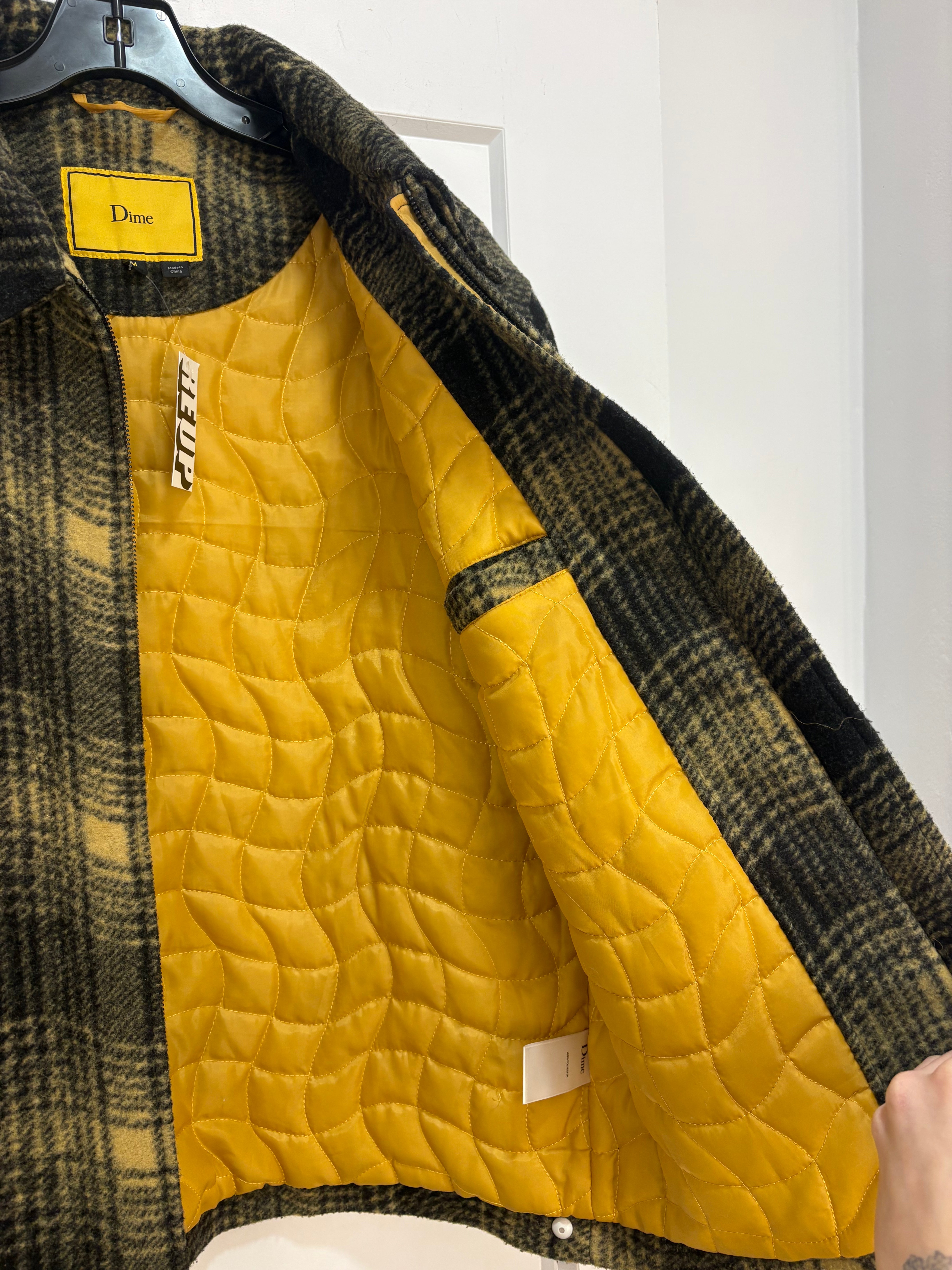 Dime Yellow wool jacket - size M