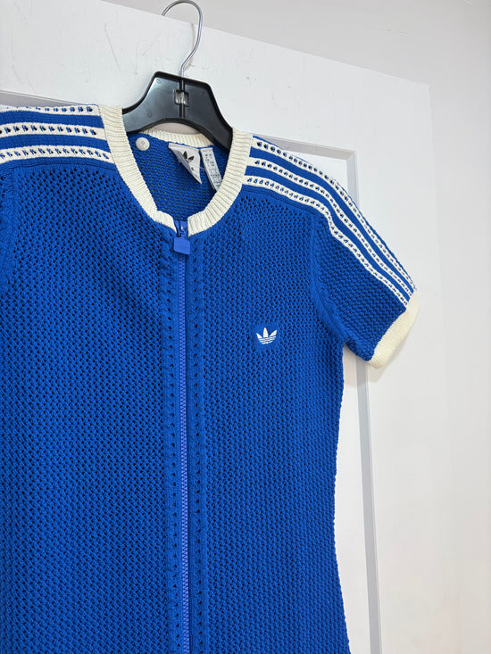 Adidas Royal blue perforated dress - size S womens