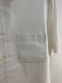 80s YSL white shirt button up - XL *stained