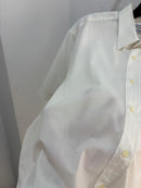 80s YSL white shirt button up - XL *stained