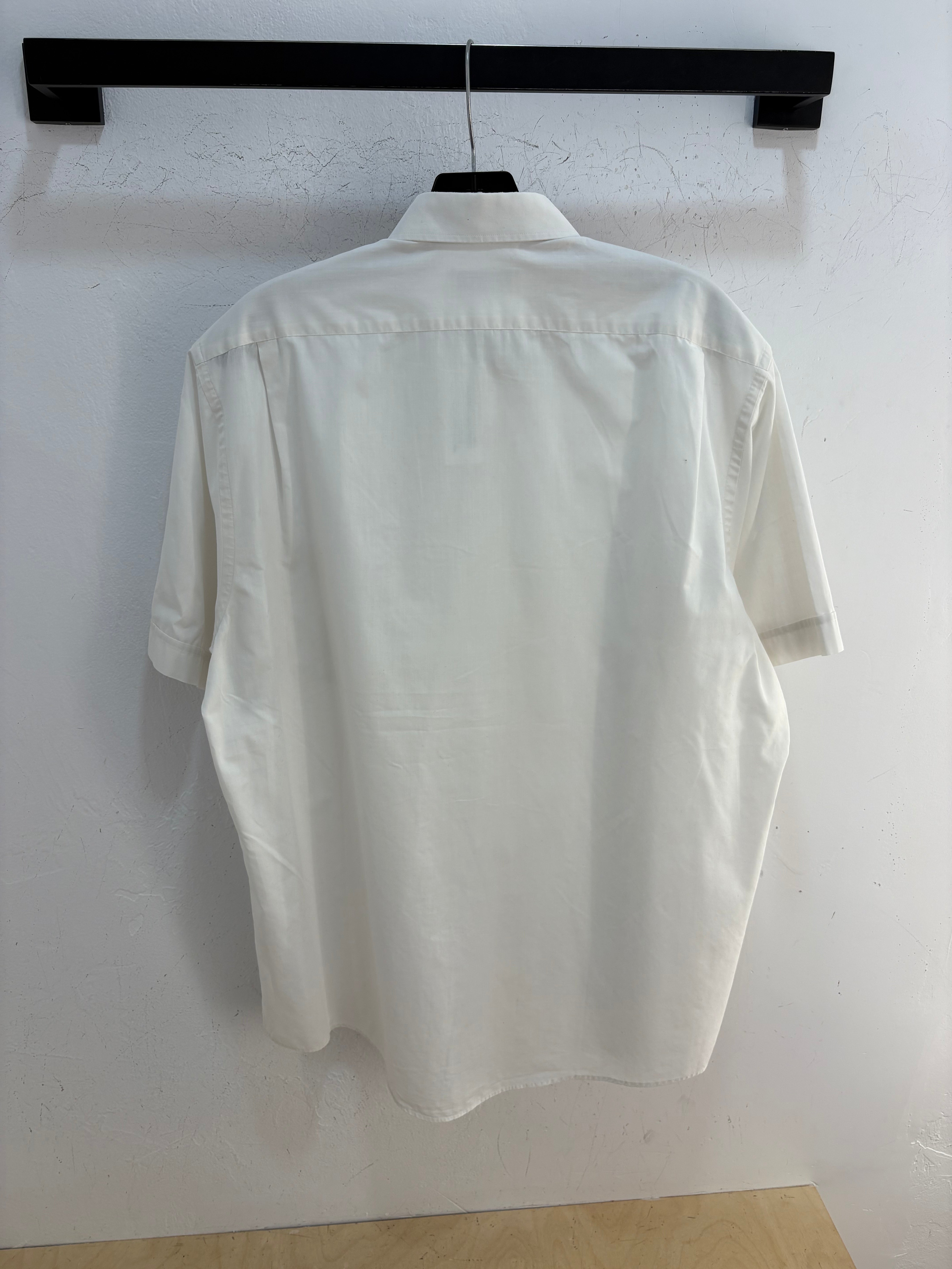 80s YSL white shirt button up - XL *stained