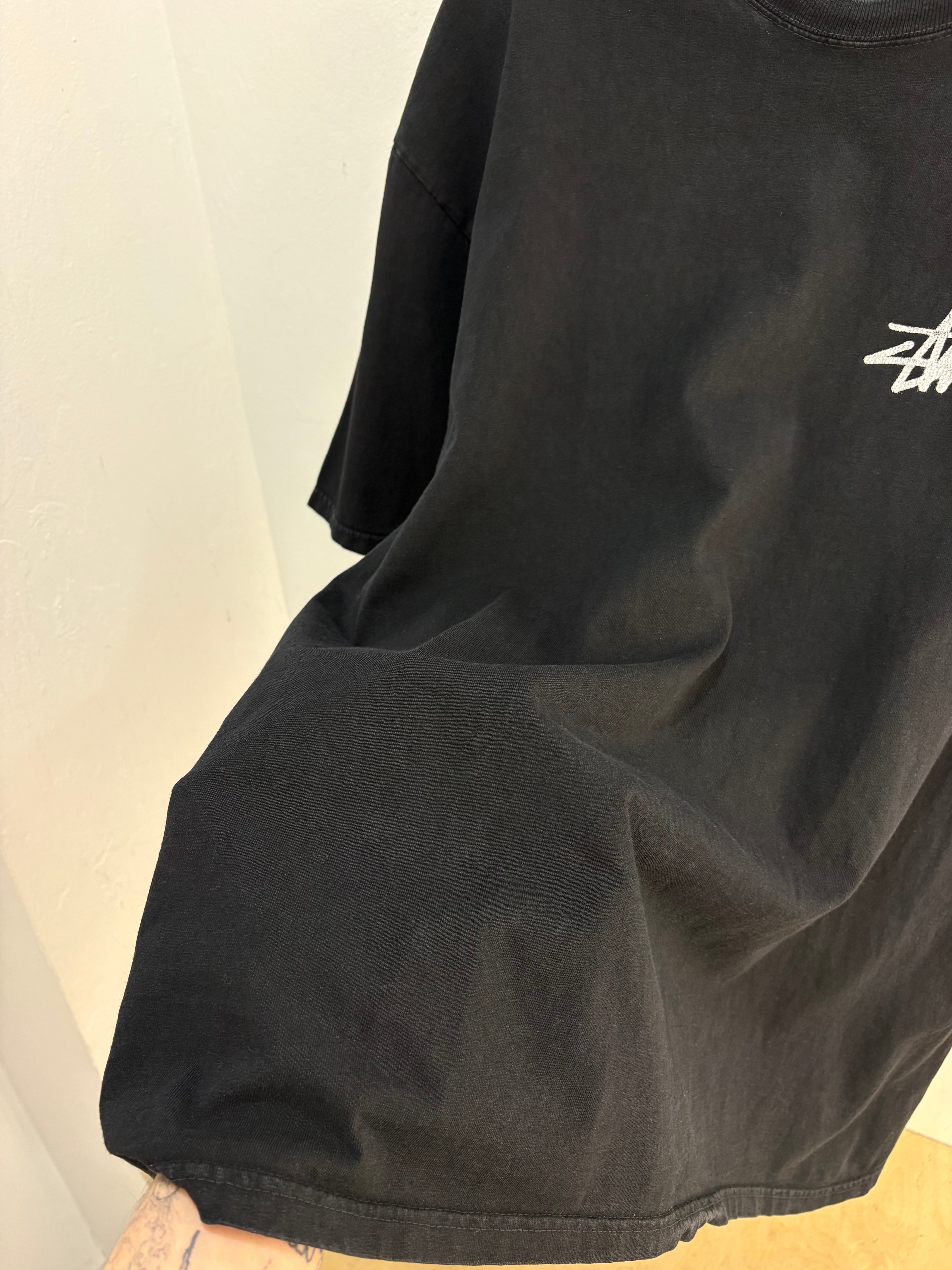 Stussy please call black tee - size XL