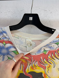 Ed Hardy AOP tee - size M