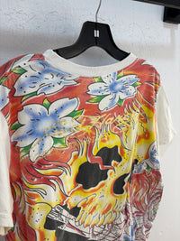 Ed Hardy AOP tee - size M