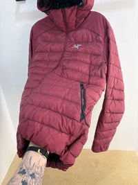 Arcteryx Cerium burgundy light puffer - size M