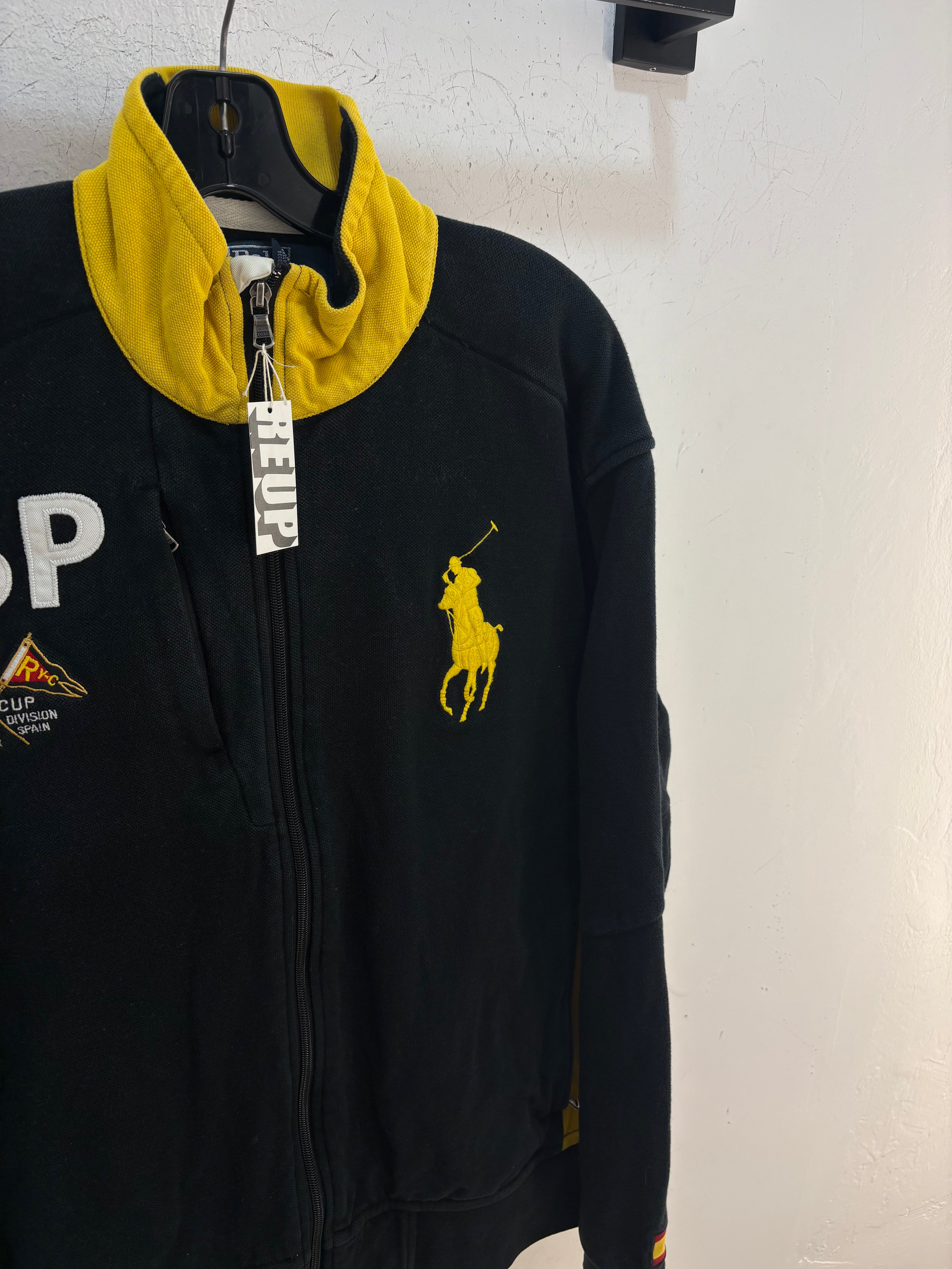 Y2k Polo RL spain zip up - size L