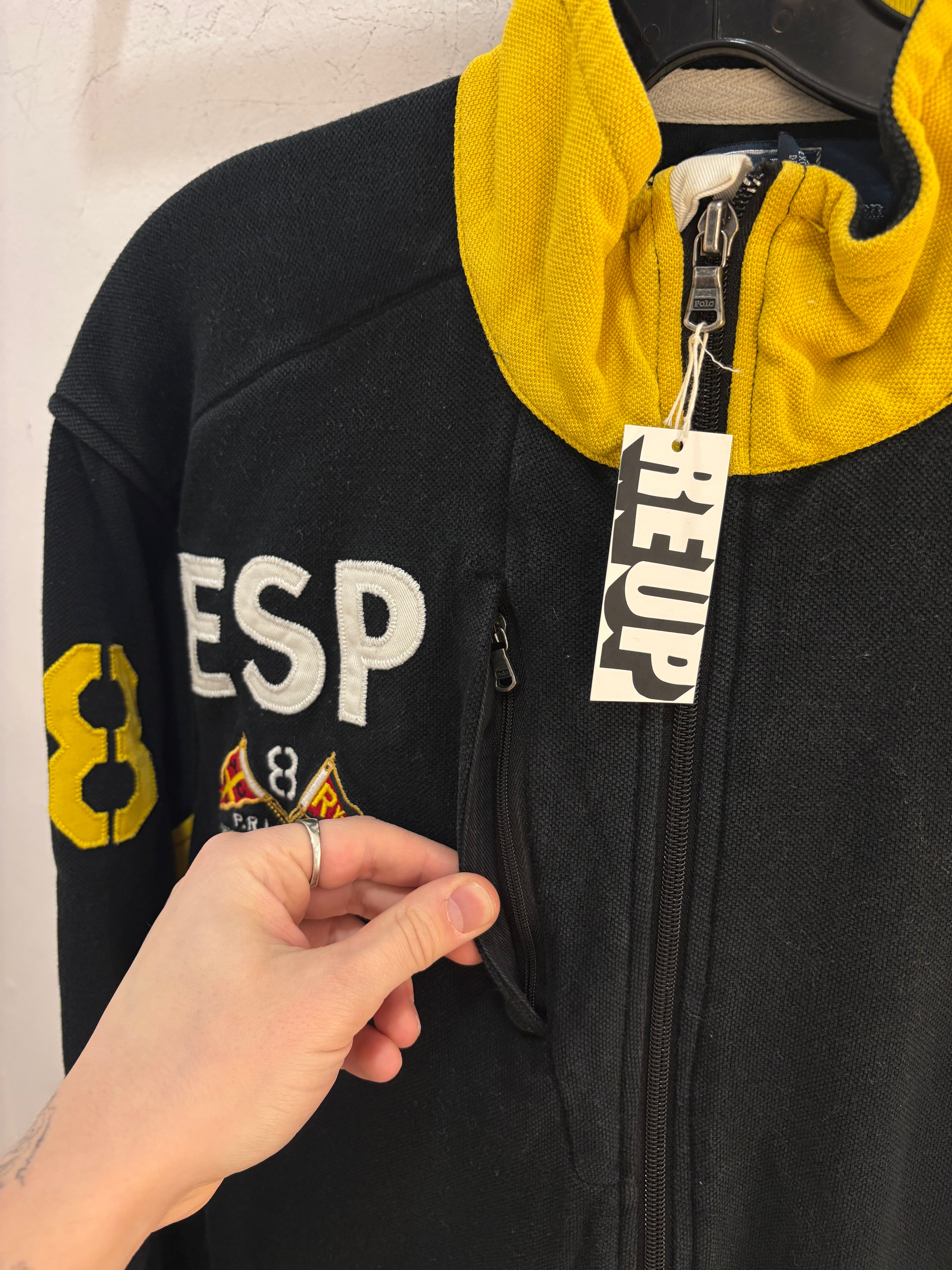 Y2k Polo RL spain zip up - size L