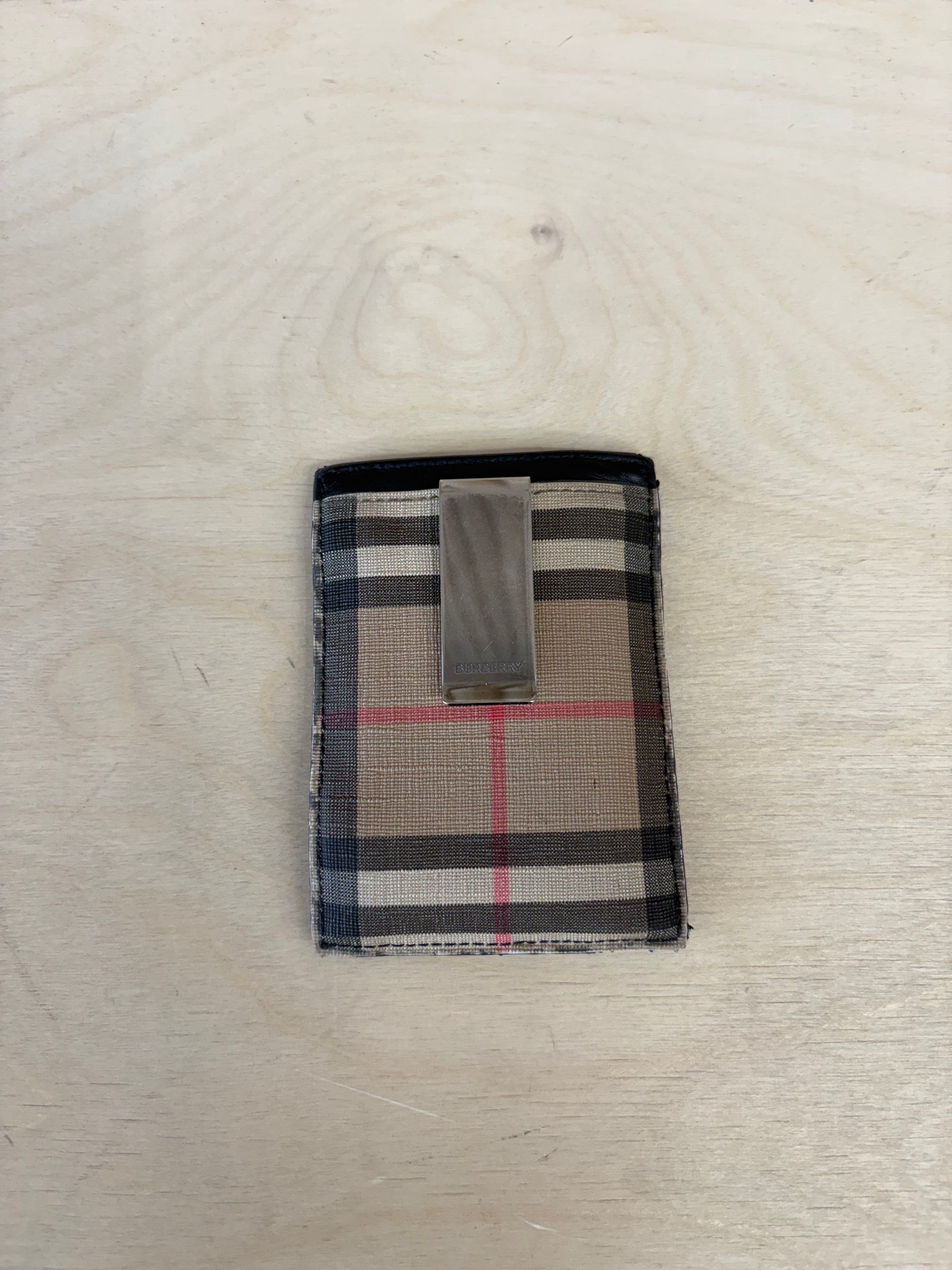 Burberry cardholder money clip