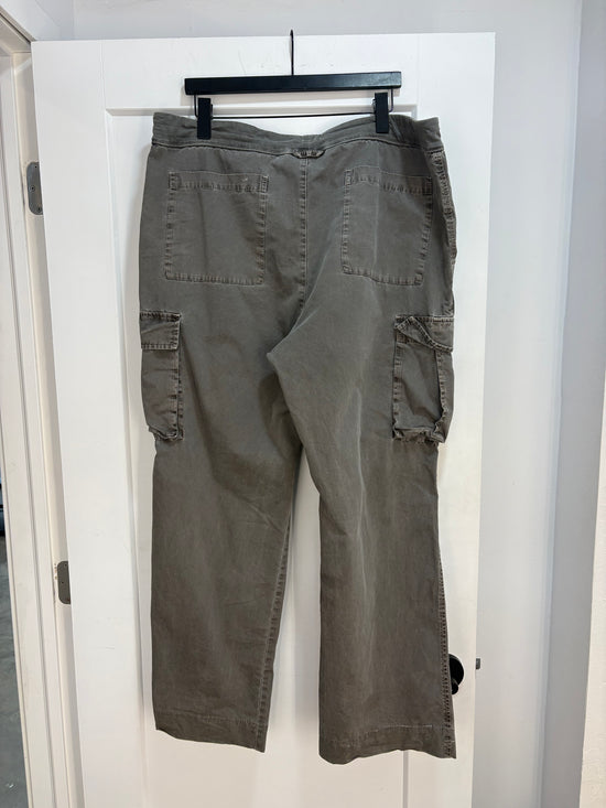 James Perse Dust grey cargo trail pants - size XL