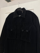 Y2K Nevada Corduroy black cargo jacket - size M