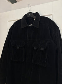 Y2K Nevada Corduroy black cargo jacket - size M